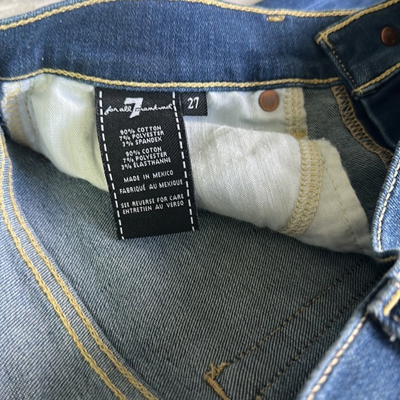 7 For All Mankind Jeans. Size 27. - Picture 4 of 5